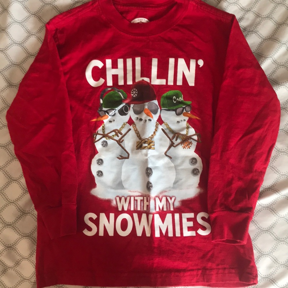 boys christmas/winter shirt